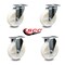 Service Caster 5 Inch Nylon Wheel Swivel Top Plate Caster Set with 2 Rigid SCC-20S514-NYS-TP2-2-R-2 - alternate 6